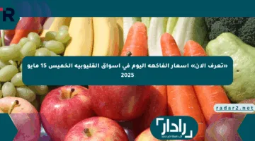 «تعرف الآن» أسعار الفاكهة اليوم في أسواق القليوبية الخميس 15 مايو 2025